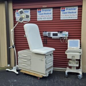 Exam Tables for Sale Stationary Manual Midmark Ritter 204 New White Upholstery