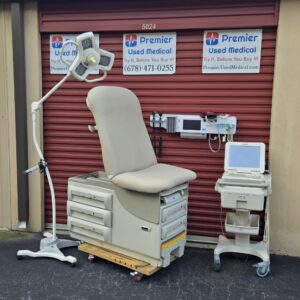 Exam Tables for Sale Stationary Manual Midmark Ritter 604 New Cream Wide Upholstery