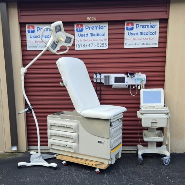 Exam Tables for Sale Stationary Manual Midmark Ritter 604 New White Upholstery - Image 4