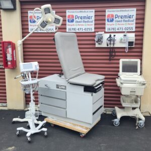 Exam Tables for Sale Enochs White Shell w New Graphite Upholstery