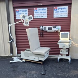 Exam Tables for Sale Electric Hydraulic Power Ritter Midmark 623 with New Tan Upholstery