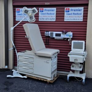 Exam Tables for Sale Stationary Manual Ritter Midmark 204 with New Tan Upholstery
