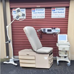 Exam Tables for Sale Stationary Manual Ritter 300 Tan Shell New Graphite Upholstery