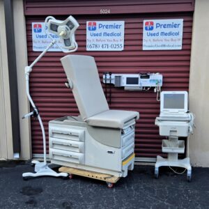 Exam Tables for Sale Stationary Manual Ritter Midmark 604 with New Tan Upholstery