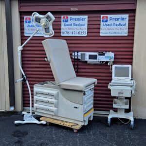 Exam Tables for Sale Stationary Manual Ritter Midmark 604 with New Tan Upholstery