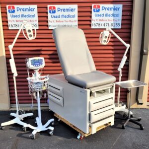 Exam Tables for Sale Stationary Manual UMF 5200 Series w New Graphite Upholstery