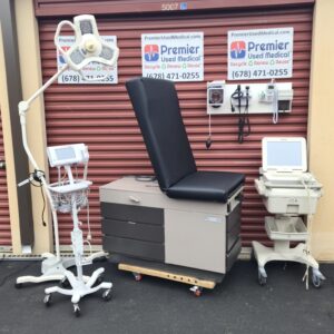 Exam Tables for Sale Ritter 104 w Tan Shell Charcoal Drawers New Black upholstery