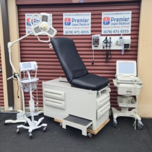 Exam Tables for Sale UMF w New Black Upholstery