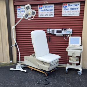 Exam Tables for Sale Electric Hydraulic Midmark Ritter 625 New White Round Upholstery