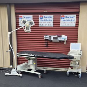 Exam Tables for Sale MEDICAL POSITIONING INC. IMAGING TABLE WITH Hand Control Power Up Trendelenburg & Rotation