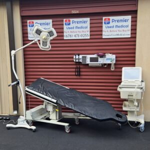 Exam Tables for Sale MEDICAL POSITIONING INC. IMAGING TABLE WITH Hand Control Power Up Trendelenburg & Rotation