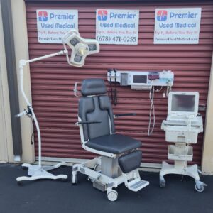 Exam Imaging Table for Sale Chair Akrus 5010 MBS w Charcoal Grey Upholstery