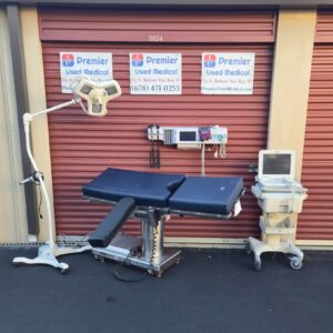 Exam Tables for Sale Electric Hydraulic Skytron Elite 6500 w Hand Control and Blue Pad (Add $1000 for Arm boards)