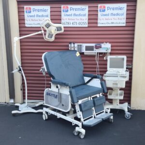 Power Exam Chair for Sale Sizewise Bariatric Shuttle B Series w Blue Upholstery