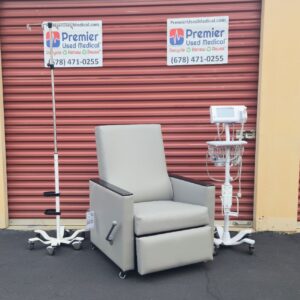 IV Recliner with New Lt Gray Upholstery