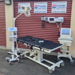 Exam Tables for Sale Ultrasound MPI Model 1211 HUT Imaging Table with New Black Upholstery