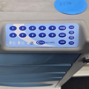 MMI Crash Cart w Keypad and Lock