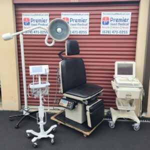 Exam Tables for Sale Electric Hydraulic Ritter Midmark 411 Power Chair with New Black Upholstery