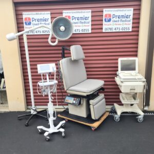 Exam Tables for Sale Electric Hydraulic Ritter Midmark 411 Power Chair with New Graphite Upholstery