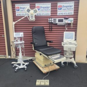 Exam Tables for Sale PDM POWER EXAM CHAIR Podiatry Dermatology w new Black Upholstery