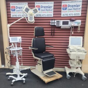 Exam Tables for Sale Ritter Midmark 491 Power Exam Chair with New Black Upholstery