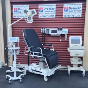 Exam Tables for Sale TRANSMOTION TMM4 STRETCHER CHAIR w new Black Upholstery
