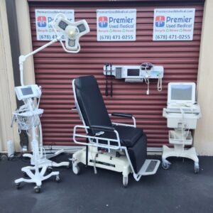Exam Tables for Sale TRANSMOTION TMM4B STRETCHER CHAIR w New Black Upholstery