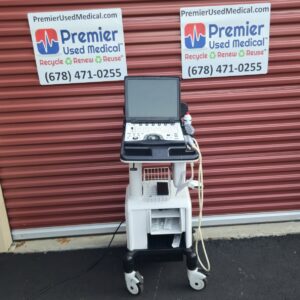 GE LOGIQ E PORTABLE ULTRASOUND MACHINE WITH 1 PROBE (C1-5 RS)
